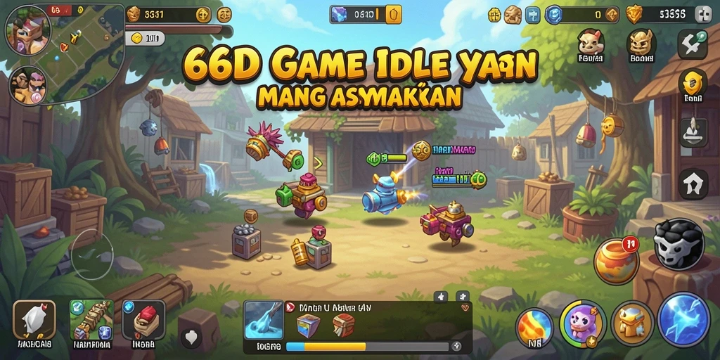 Tampilan gameplay 66D yang menarik dan menyenangkan.