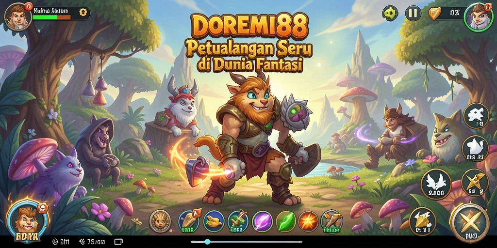 Tampilan gameplay DOREMI88 yang menakjubkan dan menarik.