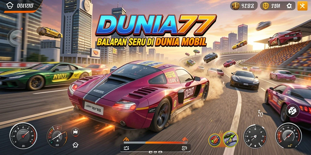 Tampilan menarik dari gameplay DUNIA77 yang penuh aksi.