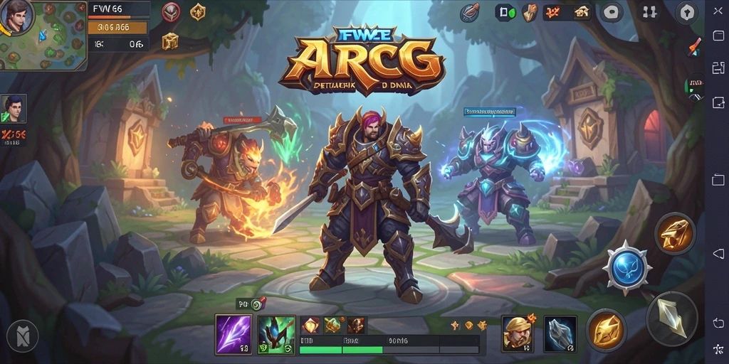 Tampilan gameplay ARPG menarik dengan petualangan seru.