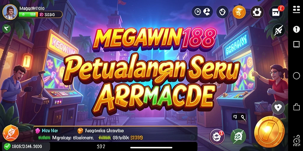 Screenshot MEGAWIN188 menampilkan gameplay seru dalam permainan Arcade.